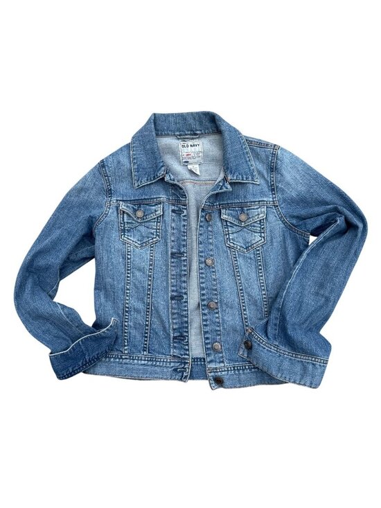 Old Navy Jackets & Blazers - Old Navy Womens Stretch Denim Jean Jacket Size S Blue Cotton Blend